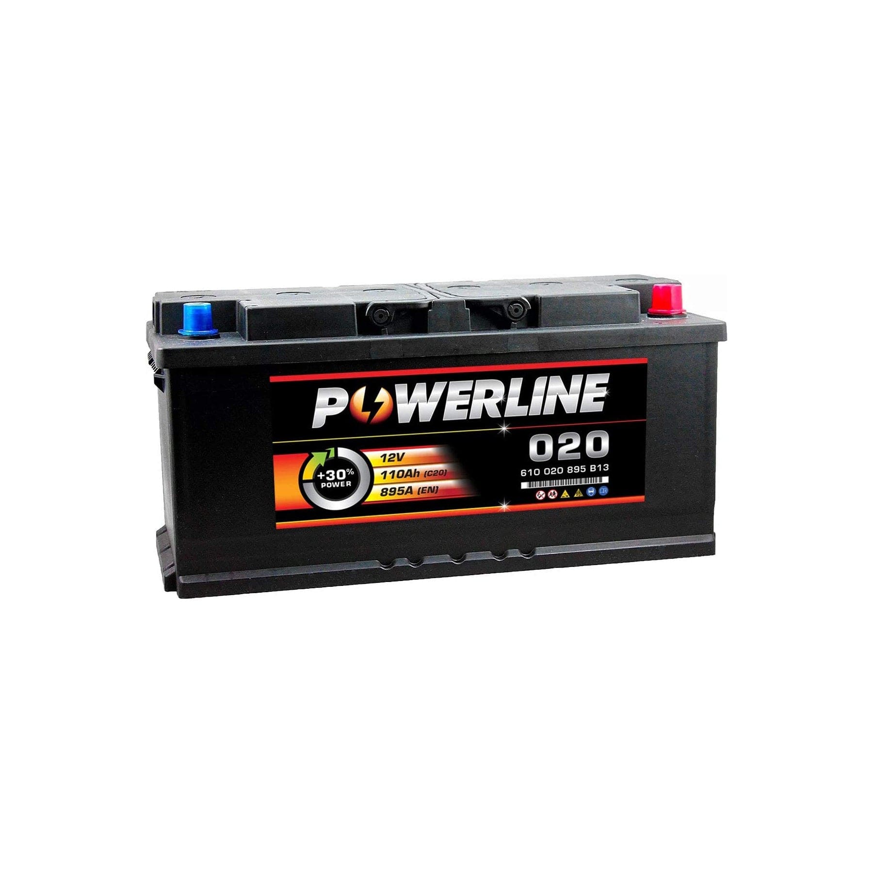 020 Powerline Car Battery 12V 110Ah | Car Batteries UK | ML Performance Car Parts