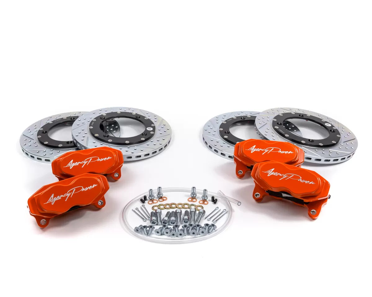 Agency Power AP-BRP-X3-460-OR Big Brake Kit Front and Rear Orange Can-Am Maverick X3 Turbo | ML Performance UK Car Parts