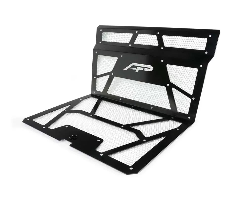 Agency Power AP-RZR-111-FGB-MRAW Vented Engine Cover Gloss Black | Raw Polaris RZR XP 1000 | XP Turbo | ML Performance UK Car Parts