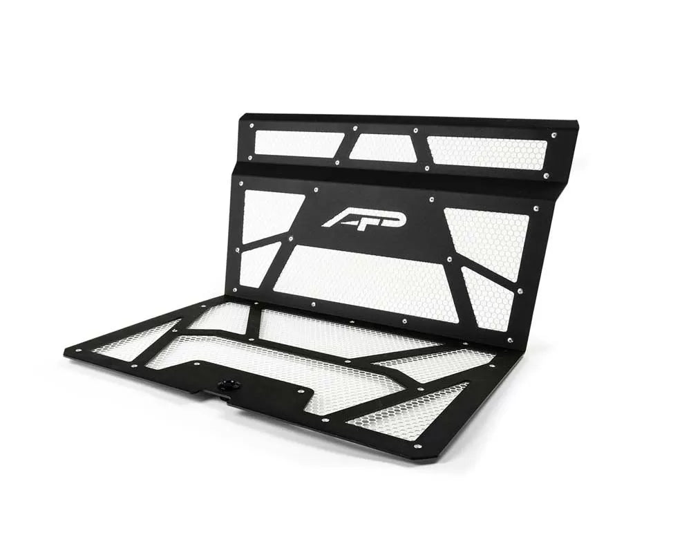 Agency Power AP-RZR-111-FMB-MWHT Vented Engine Cover Matte Black | White Polaris RZR XP 1000 | XP Turbo | ML Performance UK Car Parts