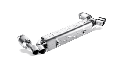 Akrapovič Porsche 997 911 Turbo Slip-On Line Titanium Exhaust System With 100 cpsi Cats - ML Performance UK