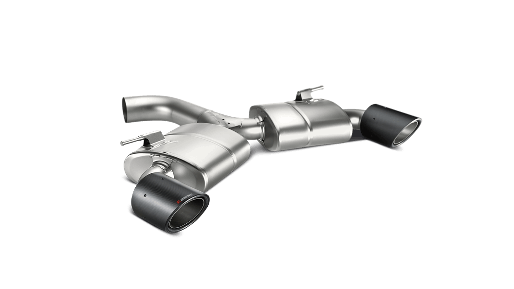 Akrapovic VW MK7.5 Golf GTI FL Slip-On Race Line Titanium Exhaust System - ML Performance UK