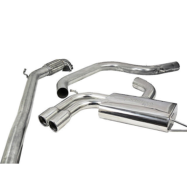 Cobra Exhaust Audi A3 (8P) 2.0 TFSI 2WD (5 Door Sportback) Turbo Back Performance Exhaust