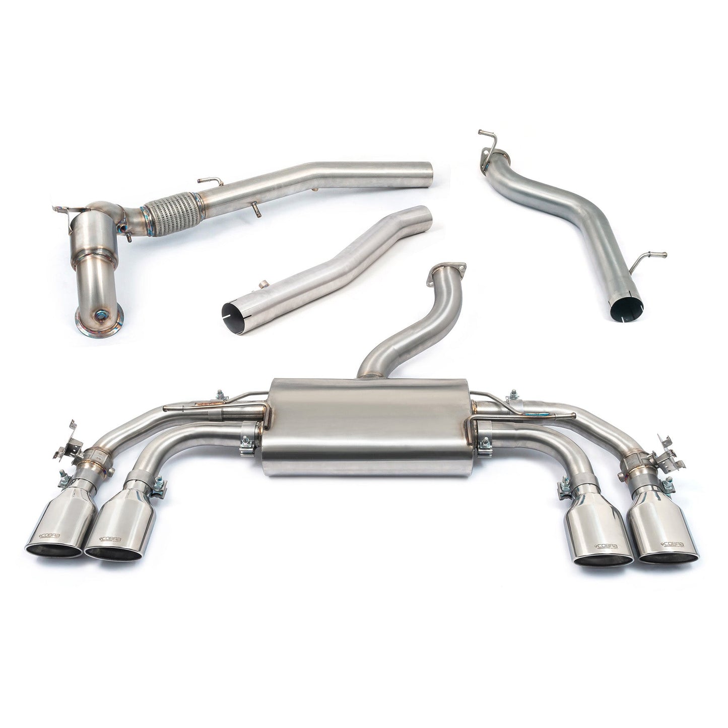 Cobra Exhaust Audi S3 (8Y) 5 door Sportback Valved Turbo Back Performance Exhaust