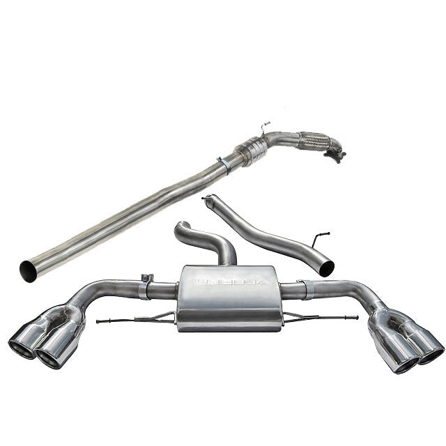 Cobra Exhaust Audi TTS (Mk2) Quattro Turbo Back Performance Exhaust