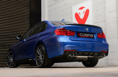 Cobra Exhaust BMW 320D (F30 LCI/F31 LCI) (2015-19) Quad Exit M3 Style Performance Exhaust Conversion