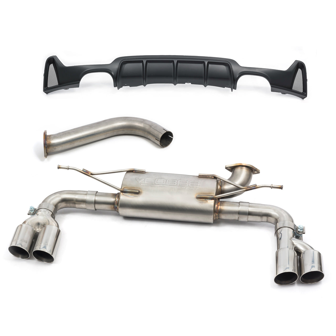 Cobra Exhaust BMW 420D (F32/F33/F36) (13-20) Quad Exit M4 Style Performance Exhaust Conversion | ML Performance UK Car Parts