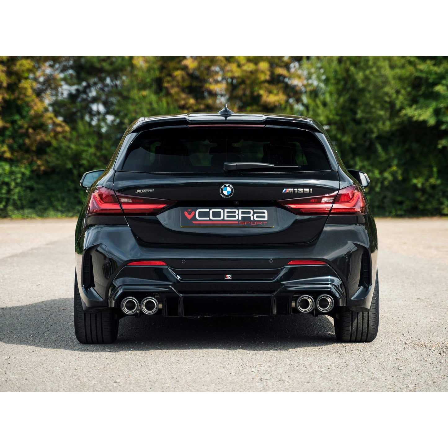 Cobra Exhaust BMW M135i (F40) Quad Exit GPF/PPF Back Non-Valved Race Box Delete M3 Style Performance Exhaust