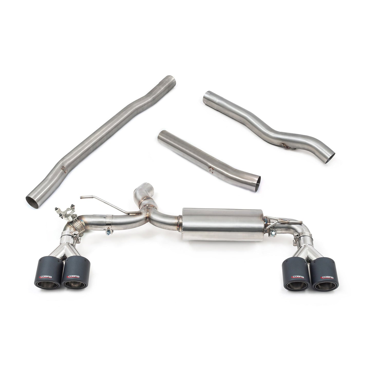 Cobra Exhaust BMW M135i (F40) Quad Exit M3 Style Cat Back Performance Exhaust