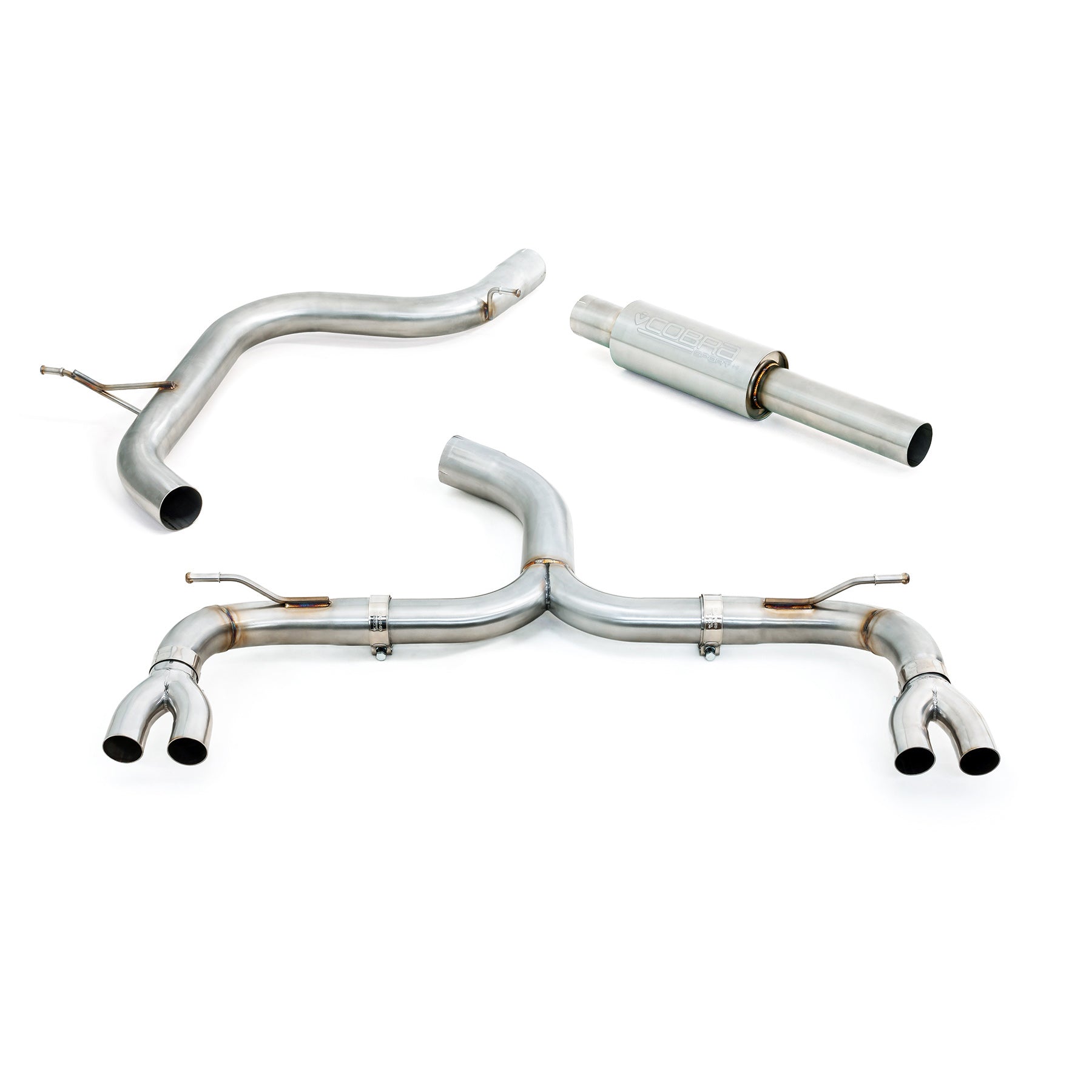 Cobra Exhaust Cupra Leon 2.0 TSI 300 (20+) Back Box Delete Race Cat/GPF Back Performance Exhaust | ML Performance UK Car Parts