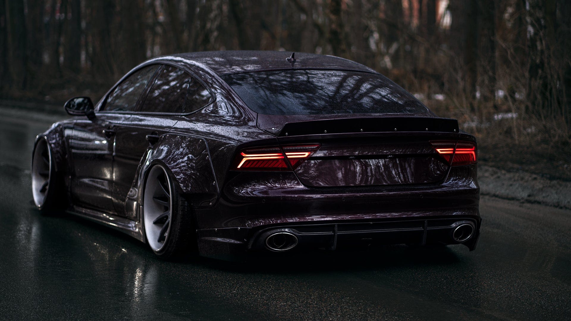 Clinched Audi A7 S7 Ducktail Spoiler