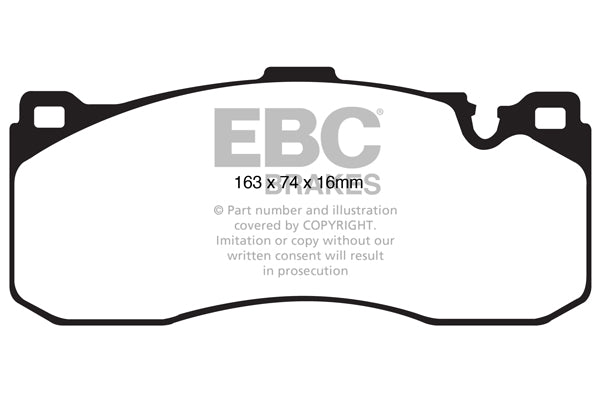 EBC BMW E82 E88 135i Redstuff Sport Front Brake Pads - Brembo Caliper | ML Performance UK