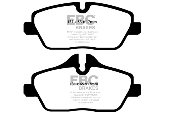 EBC BMW F45 214i Redstuff Sport Front Brake Pads - TRW Caliper | ML Performance UK