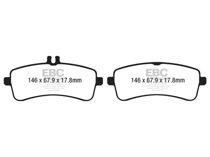 EBC Mercedes-Benz W/X222 S500 Redstuff Sport Brake Pads - TRW Caliper - ML Performance UK