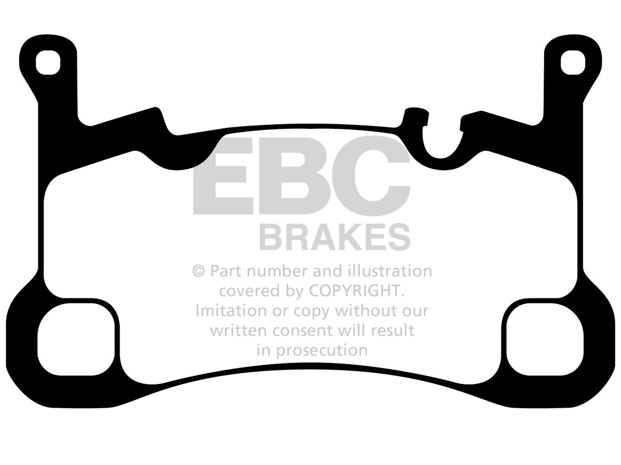 EBC Porsche E3 Cayenne Bluestuff NDX Trackday Brake Pads - Brembo Caliper - Supercar Parts UK