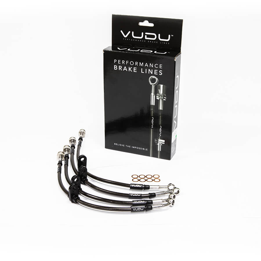 VUDU Toyota Yaris GR Braided Brake Lines