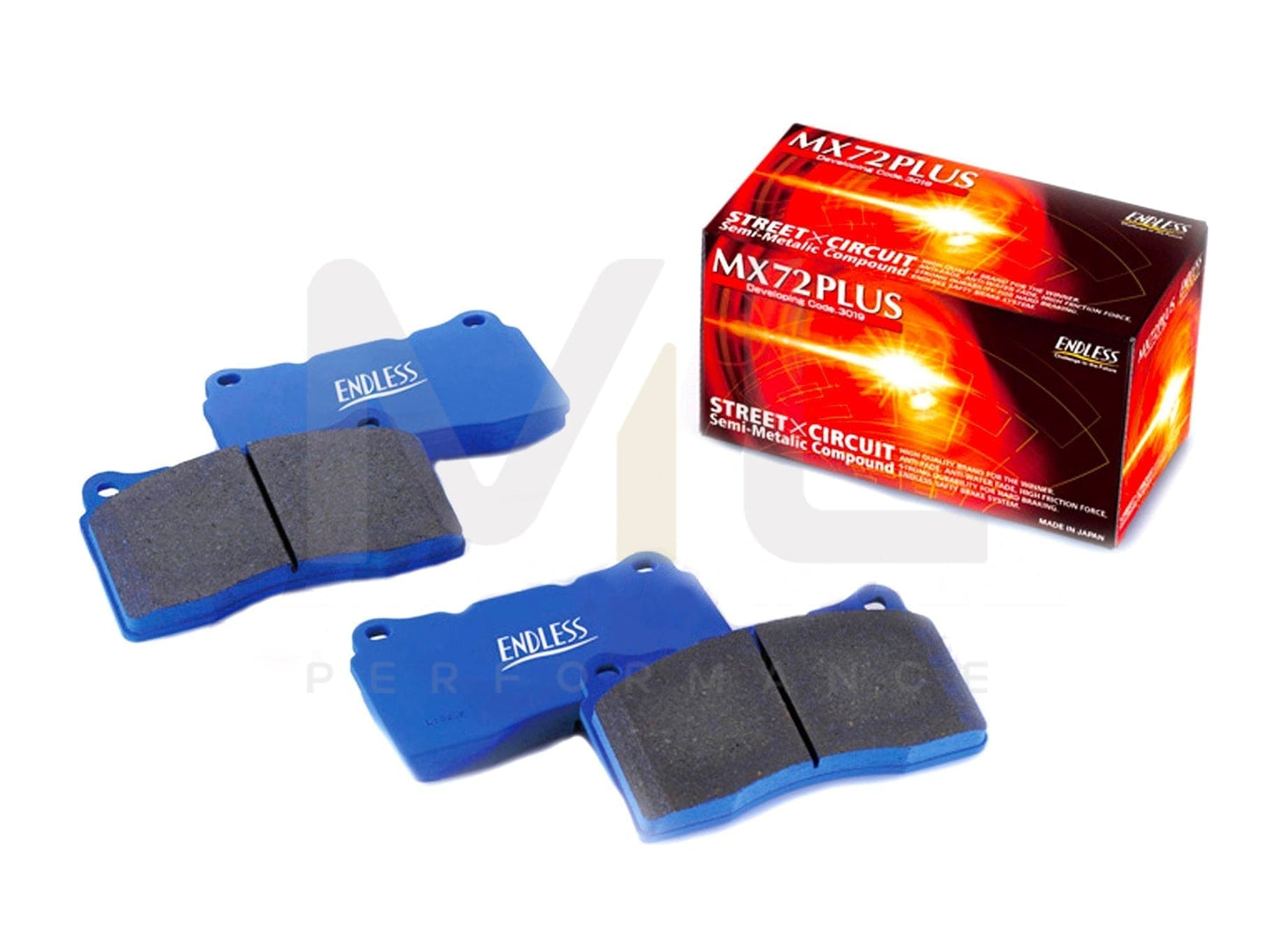 Endless BMW E82 E89 E90 E92 MX72 Plus Front Brake Pads (Inc. 1M, 335i, M3 & Z4 35i) - ML Performance UK