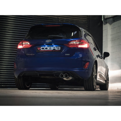 Cobra Exhaust Ford Fiesta (Mk8) 1L EcoBoost ST-Line (ST Style) Twin Tip Cat Back Performance Exhaust