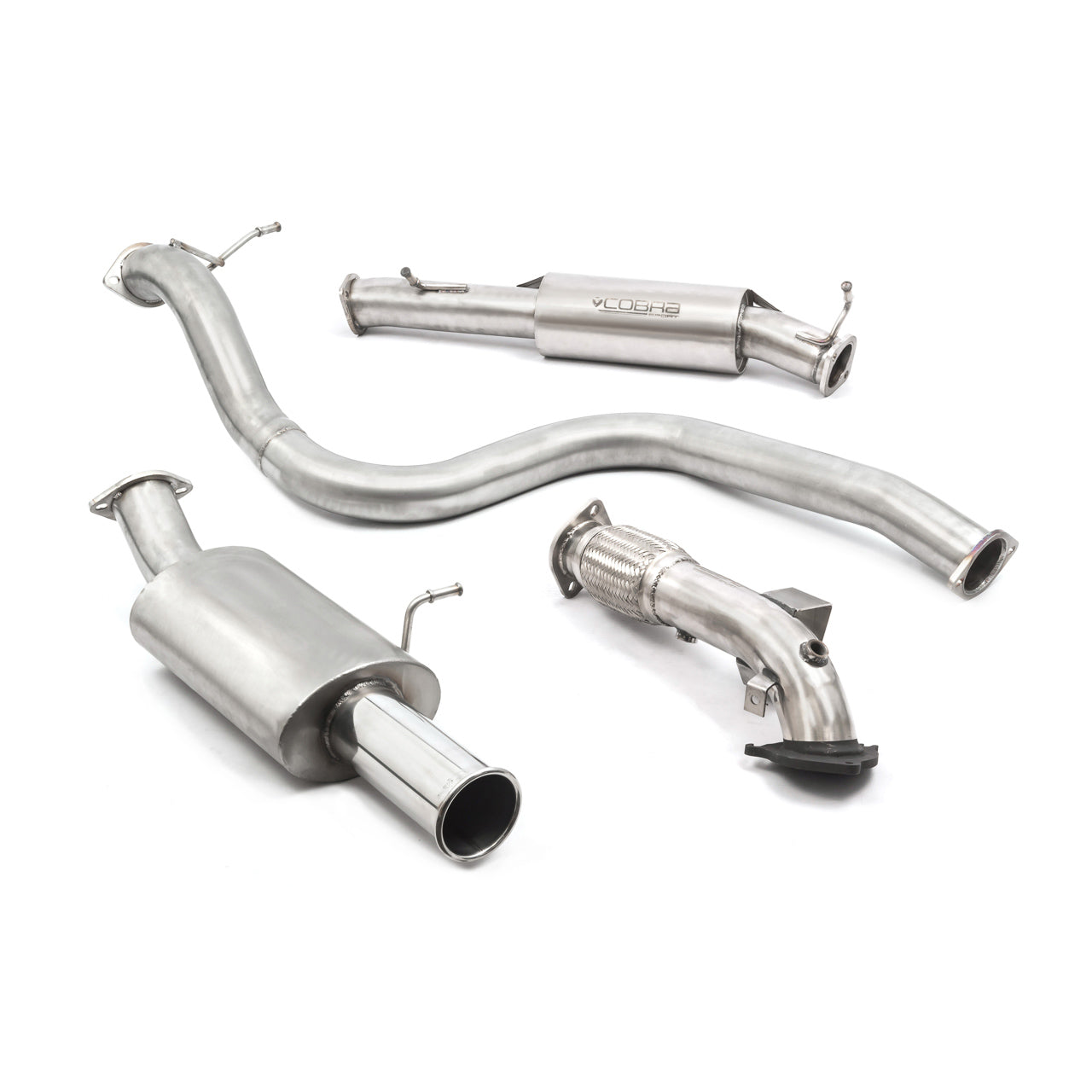 Cobra Exhaust Ford Fiesta (Mk7) ST 180/200 Turbo Back Performance Exhaust