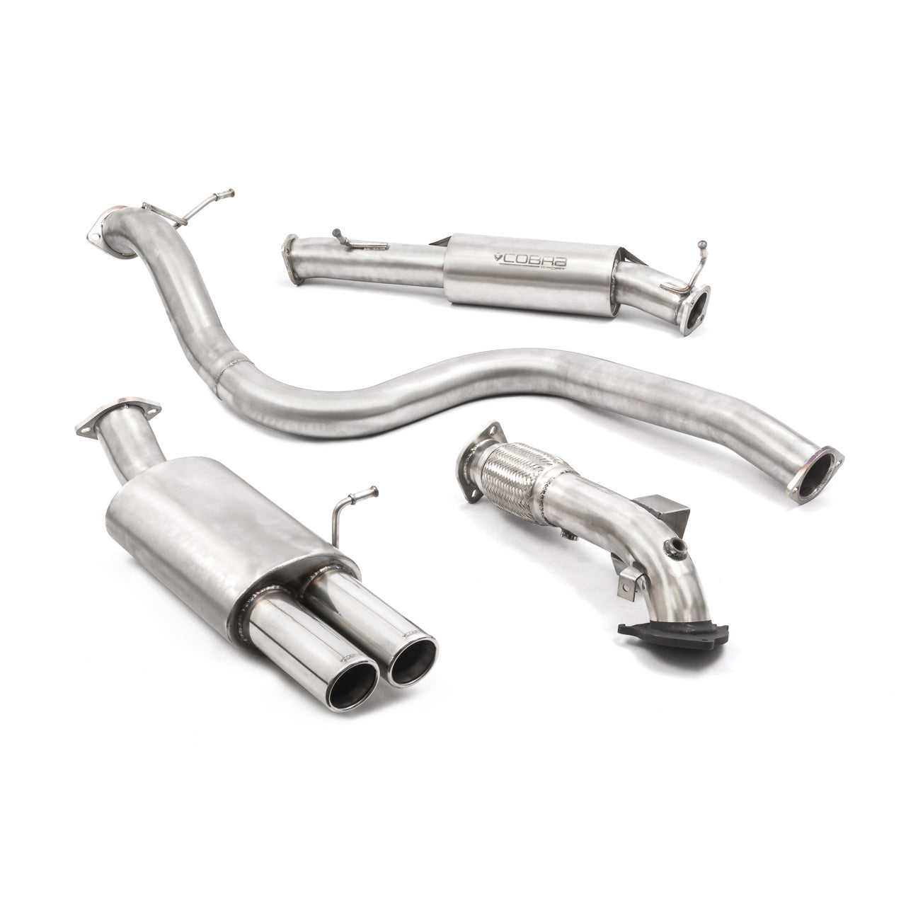 Cobra Exhaust Ford Fiesta (Mk7) ST 180/200 Turbo Back Performance Exhaust