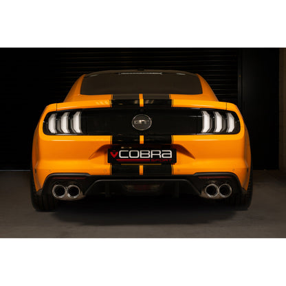 Cobra Exhaust Ford Mustang 5.0 V8 GT (2018+) Facelift 3" Valved Cat Back Performance Exhaust