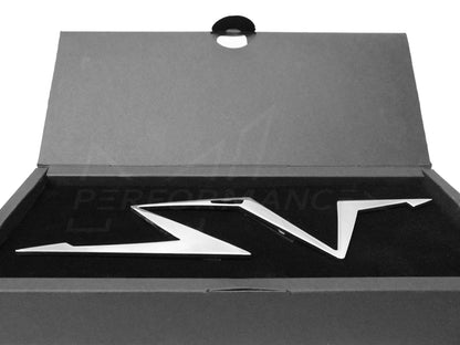 Genuine Lamborghini Aventador SV Rear Metal Logo - ML Performance UK