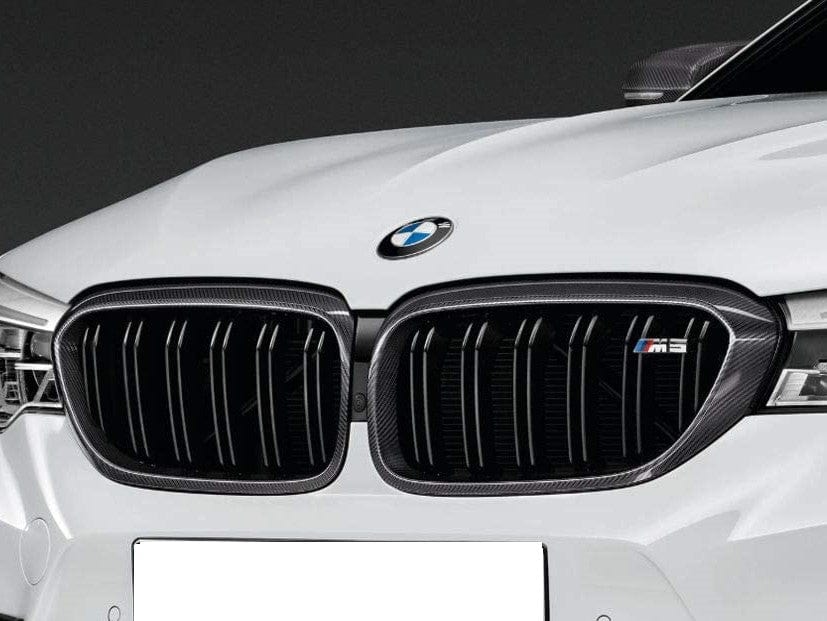 Genuine BMW F90 M5 M Performance Front Carbon Fibre Radiator Grilles - ML Performance UK