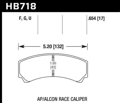 Hawk Performance HB718W.654 DTC-30 Brake Pads