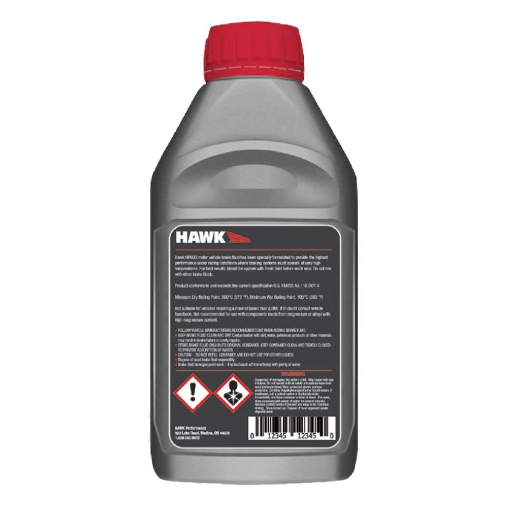 Hawk Performance HP600 Race Brake Fluid 500ml