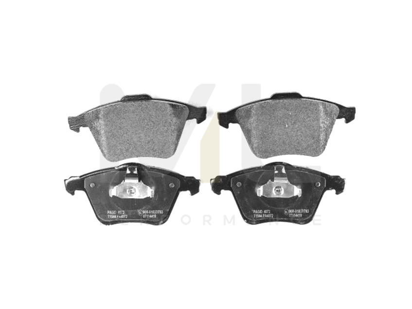 Hella 8DB 355 012-271 Brake Pad Set Excl. Wear Warning Contact | ML Performance Car Parts