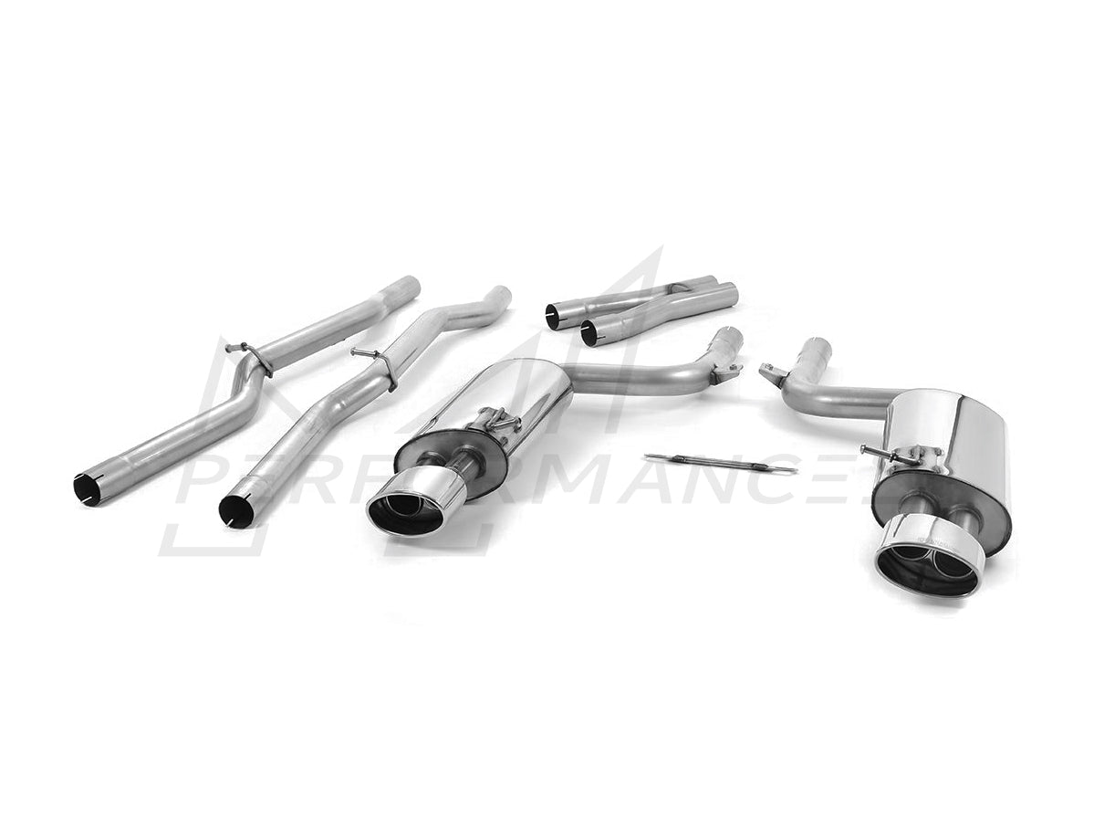 MillTek Audi B7 RS4 Valved & Non-Resonated Cat-Back Exhaust - ML Performance UK