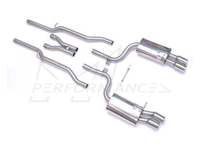 MillTek Audi B7 S4 Non-Resonated Cat-Back Exhaust - ML Performance UK