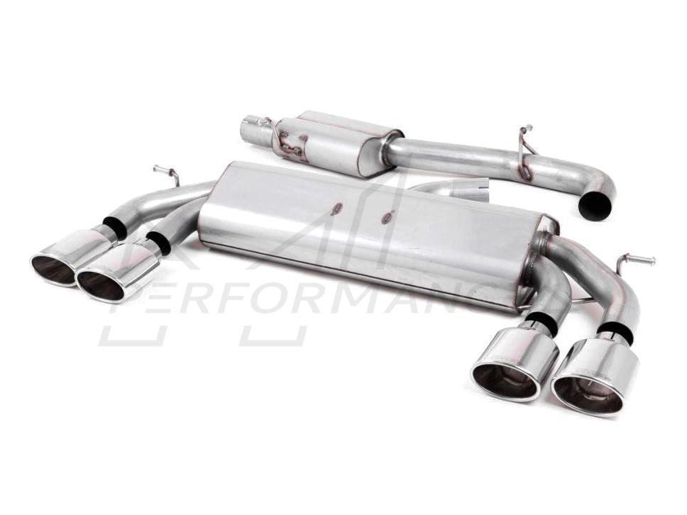 MillTek Volkswagen MK7.5 Golf R Non-Valved Cat-Back Race Exhaust System - ML Performance UK