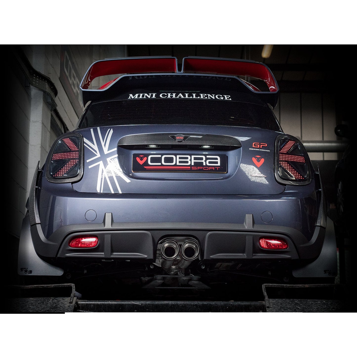 Cobra Exhaust Mini GP3 (Mk3) JCW (F56) 3" Valved Cat Back Performance Exhaust