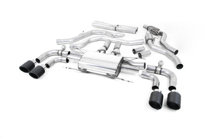 MillTek Alfa Romeo Giulia Quadrifoglio 2.9 V6 Bi-Turbo Cat-Back Exhaust (Non OPF/GPF Models) - ML Performance UK