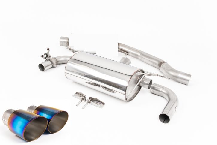 MillTek BMW F22 M240i (OPF-Equipped Models) Non-Resonated Race Cat-Back Exhaust System