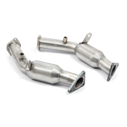 Cobra Exhaust Nissan 350Z Sports Cat / De-Cat Front Pipes - HR Engine (VQ35 HR) | ML Performance UK Car Parts