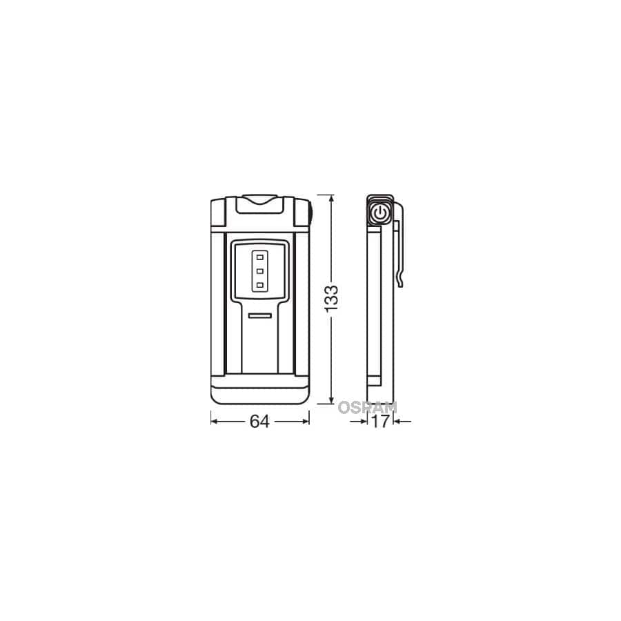 OSRAM LEDinspect PRO POCKET 280 LEDIL107 Inspection lamp LED 3,7V