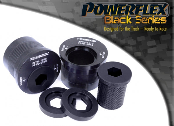 Powerflex Mini R55 R56 R57 R58 Black Series Front Wishbone Rear Bush Caster Adjusted | ML Performance UK