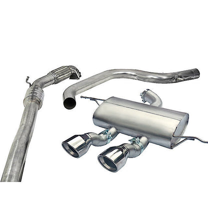 Cobra Exhaust Seat Leon Cupra R Mk2 1P 2.0 T FSI (10-12) Turbo Back Performance Exhaust