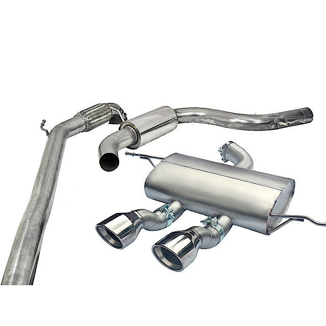 Cobra Exhaust Seat Leon Cupra R Mk2 1P 2.0 T FSI (10-12) Turbo Back Performance Exhaust