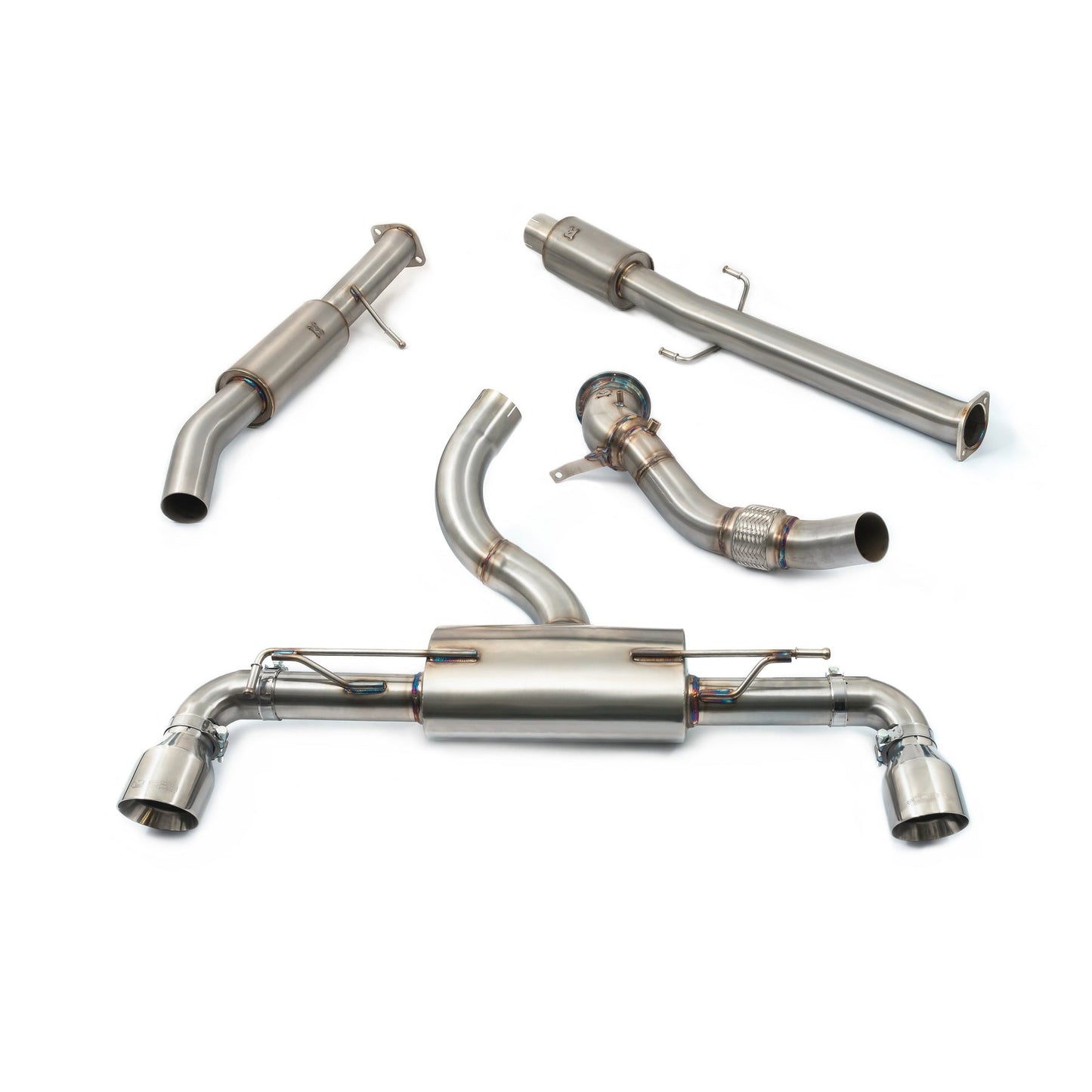 Cobra Exhaust Toyota GR Yaris 1.6 De-Cat Turbo Back Performance Exhaust | ML Performance UK Car Parts