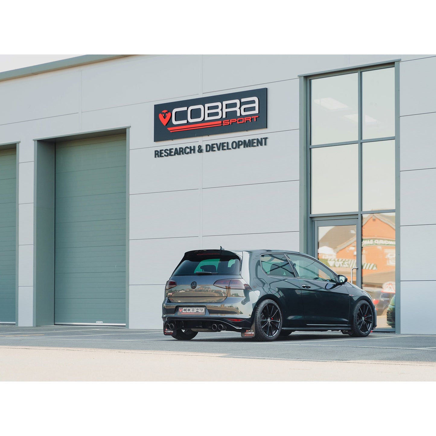 Cobra Exhaust VW Golf GTI (Mk7) 2.0 TSI (5G) (12-17) Quad Exit Race Rear Axle Back (back box delete) Golf R Style Performance Exhaust