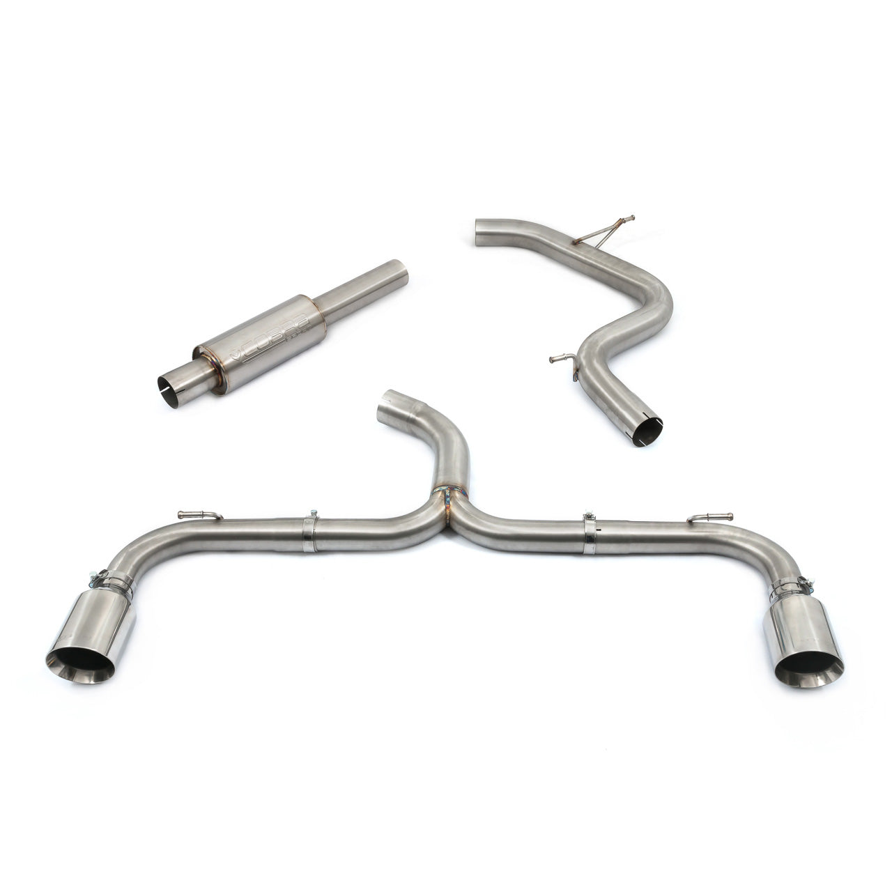 Cobra Exhaust VW Golf GTI (Mk8) 2.0 TSI (20+) Box Delete Race GPF Back Performance Exhaust | ML Performance UK Car Parts