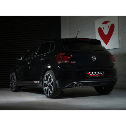 Cobra Exhaust VW Polo GTI (AW) Mk6 2.0 TSI (17-21) Rear Box Delete Race GPF Back Performance Exhaust