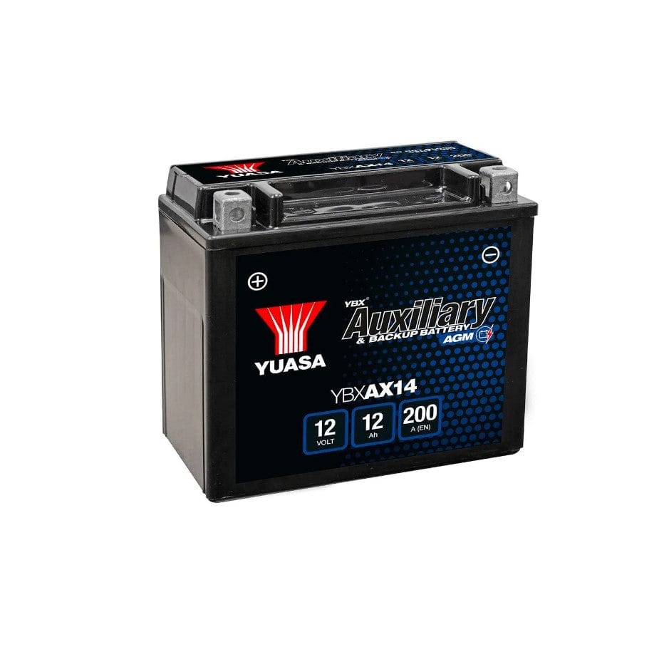 Yuasa YBXAX14 Auxiliary Car Battery 12V 12Ah - ML Performance UK