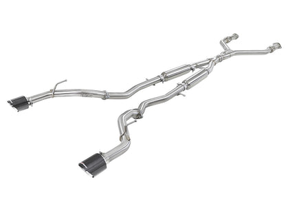 aFe Infiniti Q50 Takeda 304 Stainless Steel Cat-Back Exhaust System - ML Performance UK