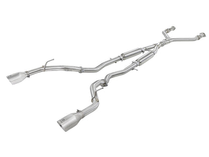 aFe Infiniti Q50 Takeda 304 Stainless Steel Cat-Back Exhaust System - ML Performance UK