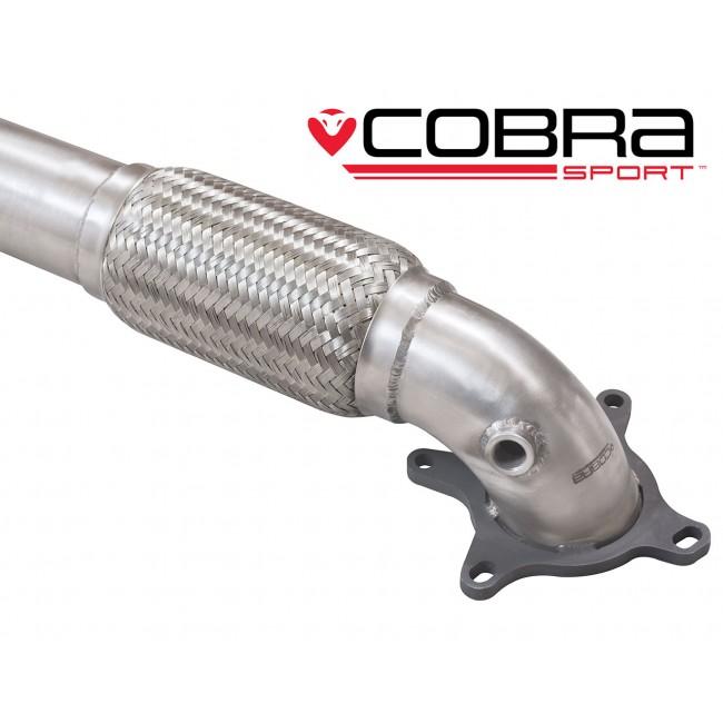 Cobra Exhaust Audi TTS (Mk2) Quattro Front Downpipe Sports Cat / De-Cat Performance Exhaust