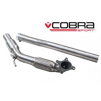 Cobra Exhaust Audi TTS (Mk2) Quattro Front Downpipe Sports Cat / De-Cat Performance Exhaust